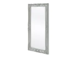 Outlet Espejo de pared estilo barroco 100x50 cm ES448102 Plateado