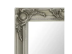 Clearance Espejo de pared estilo barroco 50x60 cm ES398493 Plateado