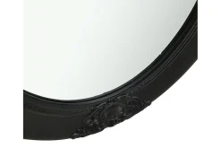 Best Espejo de pared estilo barroco 50x60 cm Negro