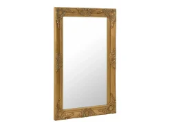 New Espejo de pared estilo barroco 50x80 cm ES992764 Dorado