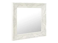 Sale Espejo de pared estilo barroco 50x50 cm ES200715 Blanco