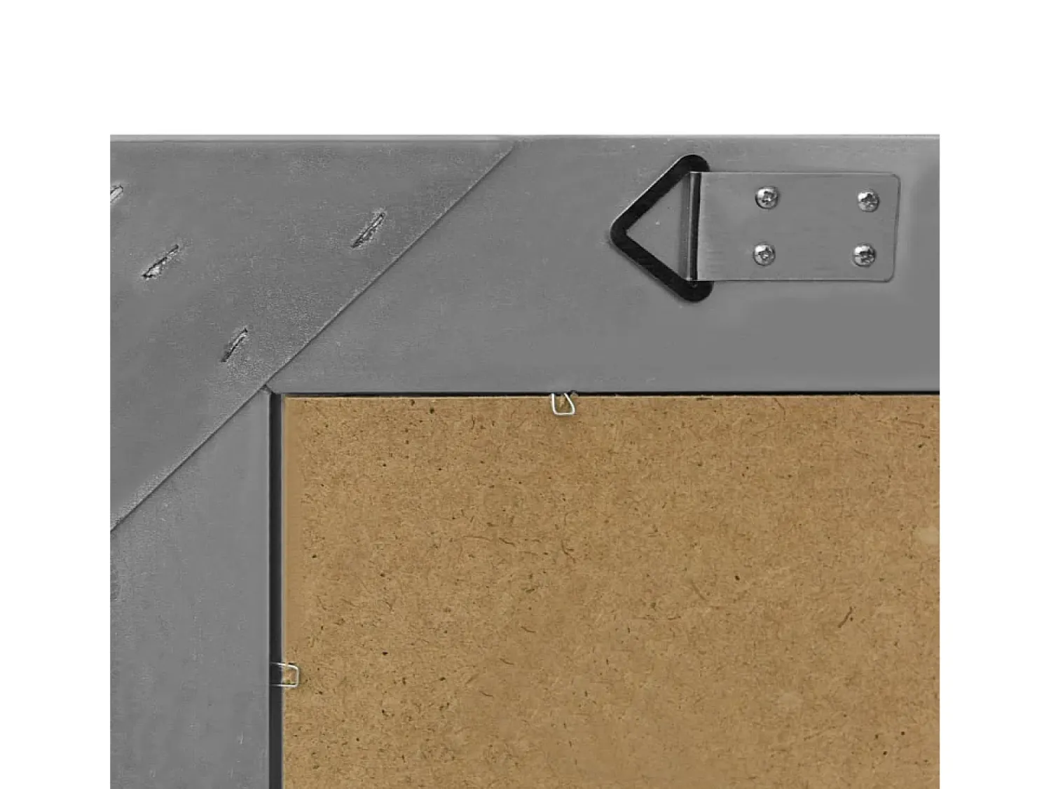 New Espejo de pared estilo barroco 60x60 cm ES965158 Negro