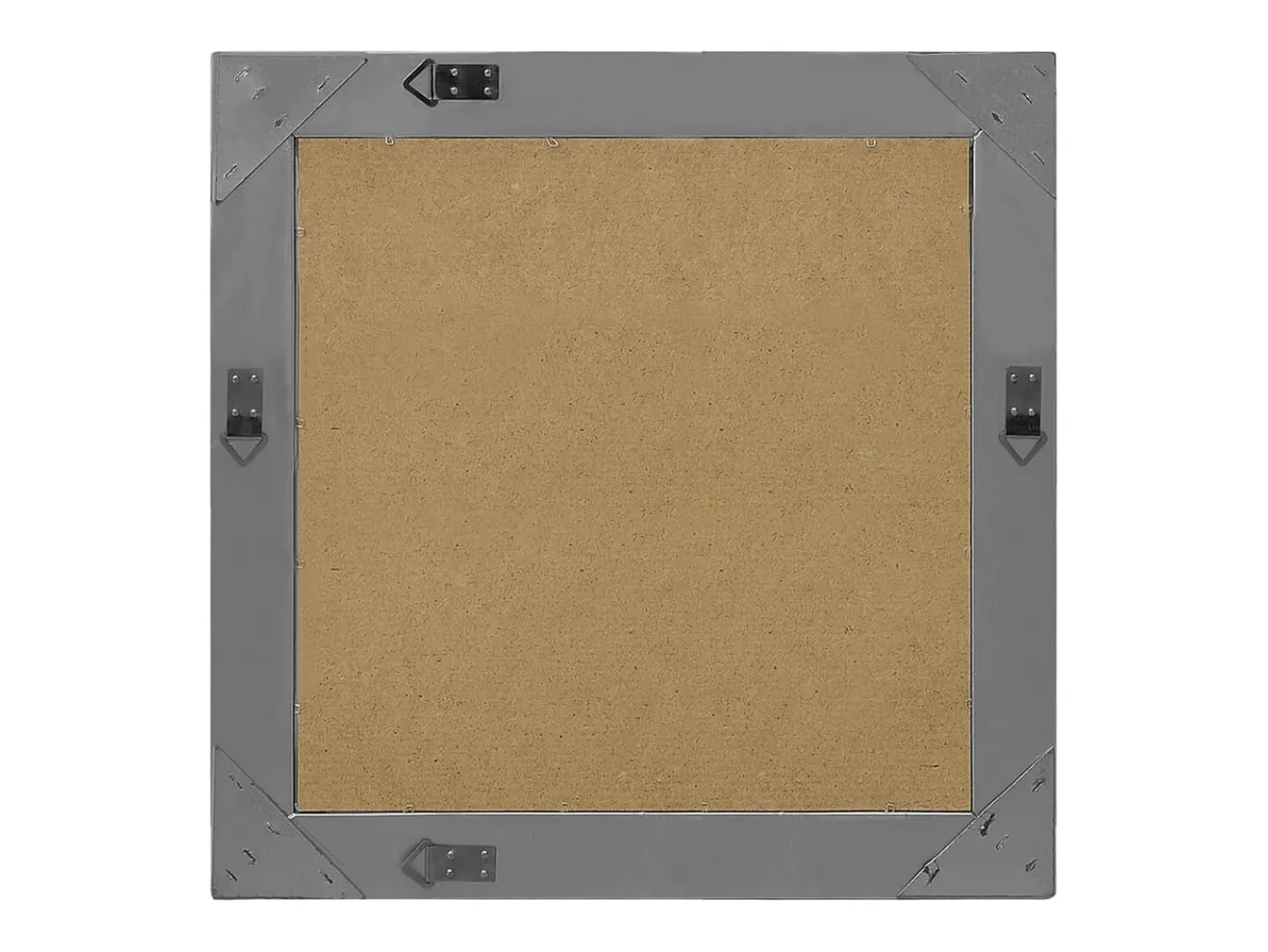 New Espejo de pared estilo barroco 60x60 cm ES965158 Negro