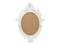 Outlet Espejo de pared estilo castillo 56x76 cm Blanco