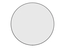 Clearance Espejo de pared Ø 60 cm Redondo Negro
