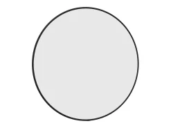 Best Espejo de pared Ø 50 cm Redondo Negro