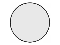 Online Espejo de pared Ø 40 cm Redondo Negro