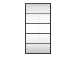 Online Espejo de pared 50x100 cm rectangular hierro Negro