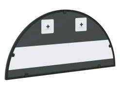 Best Espejo de pared 60x30 cm arco de hierro Negro