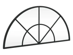 Best Espejo de pared 60x30 cm arco de hierro Negro