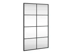 New Espejo de pared 50x80 cm rectangular hierro Negro