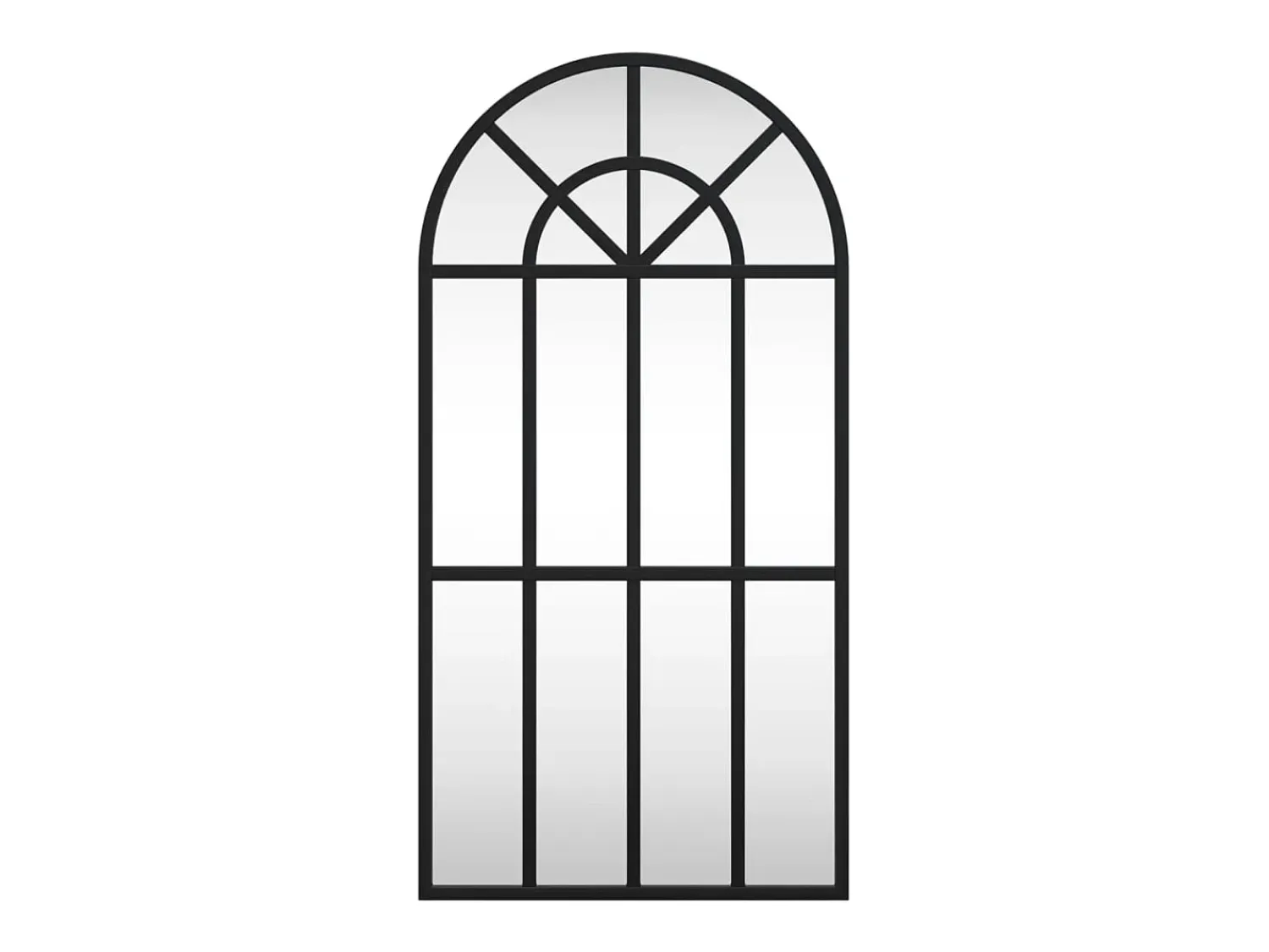 Outlet Espejo de pared 30x60 cm arco de hierro Negro