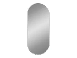 Best Espejo de pared ovalado 80x35 cm ES802689 Plateado