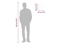 Online Espejo de pared Ø 20 cm Redondo Plateado