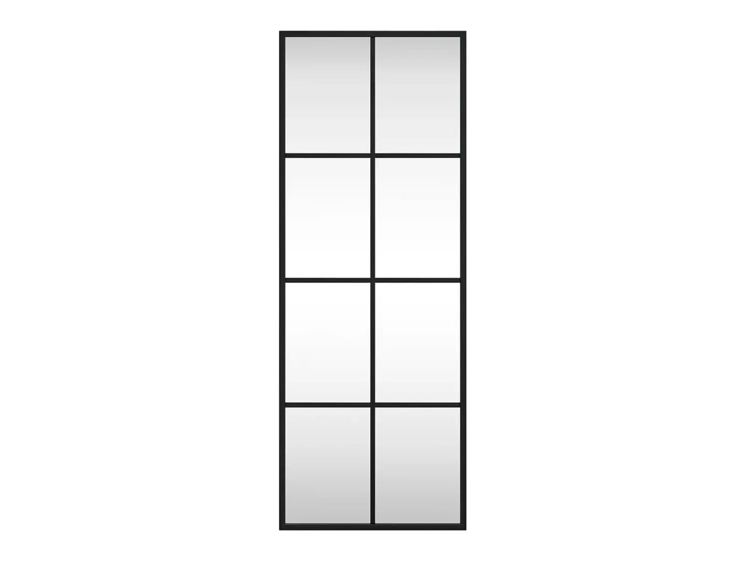 Online Espejo de pared rectangular de hierro 30x80 cm ES480264 Negro