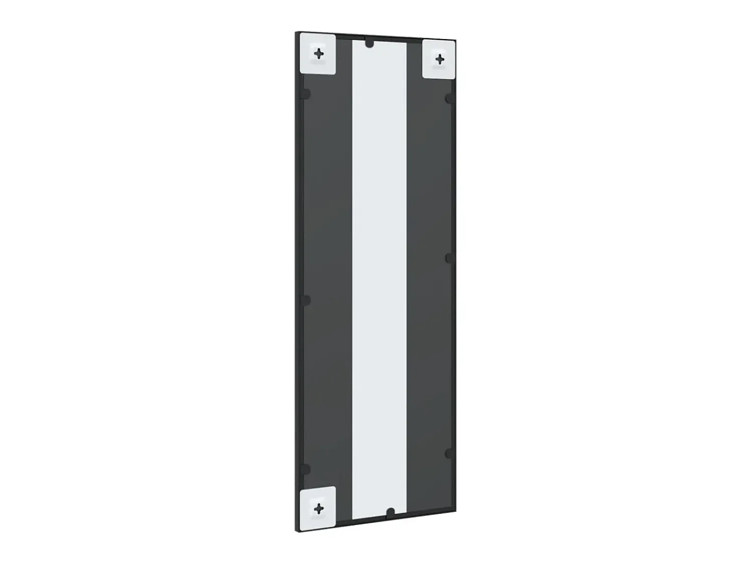 Online Espejo de pared rectangular de hierro 30x80 cm ES480264 Negro