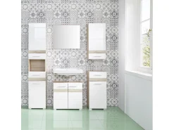 Best Les Tendances Espejo de pared rectangular Varok roble claro 60 cm Color natural claro