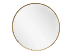 Espejo de pared redondo 50 cm de diámetro dorado 03_0007917