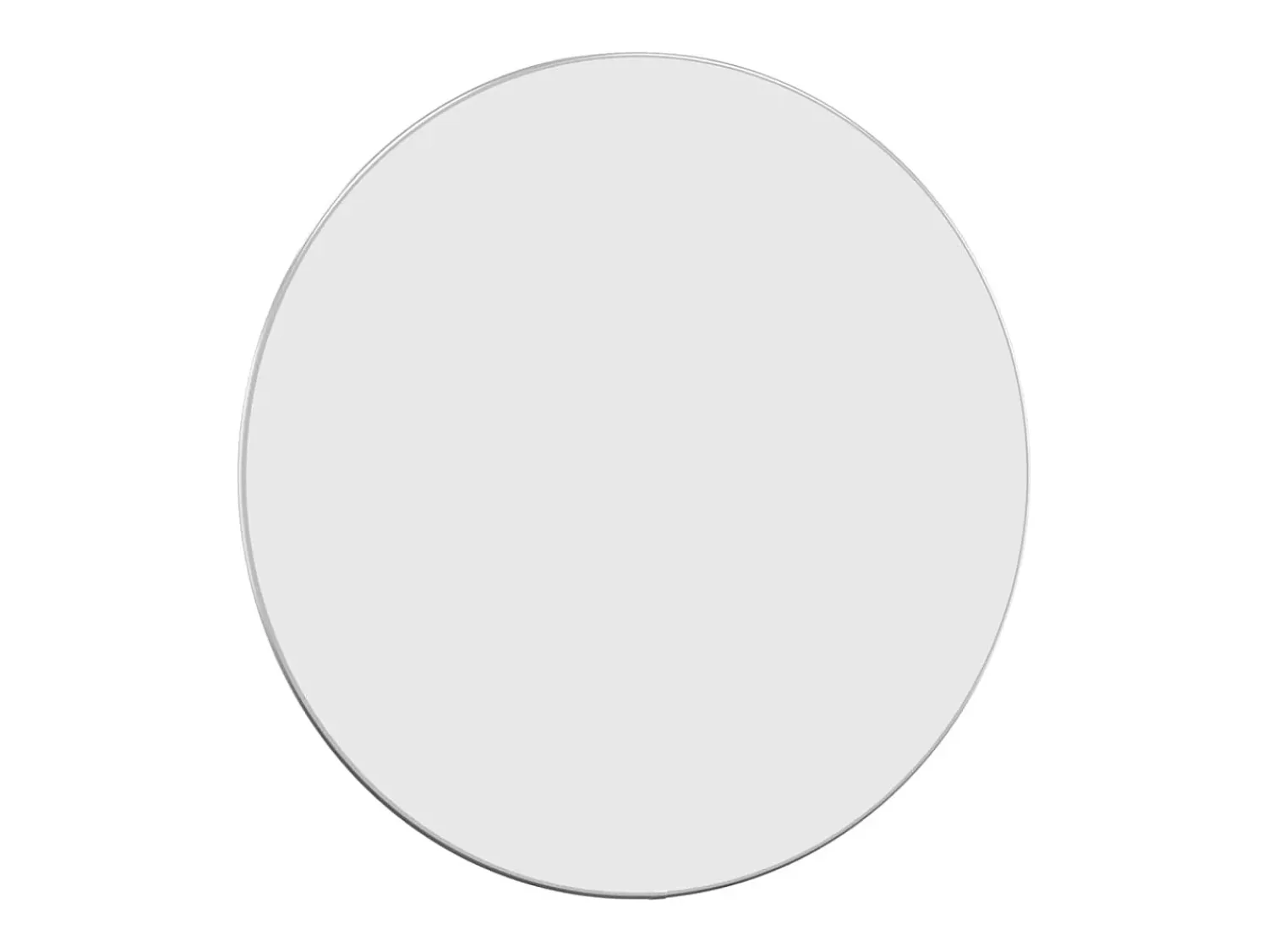 Clearance Espejo de pared redondo Ø 60 cm ES797898 Plateado