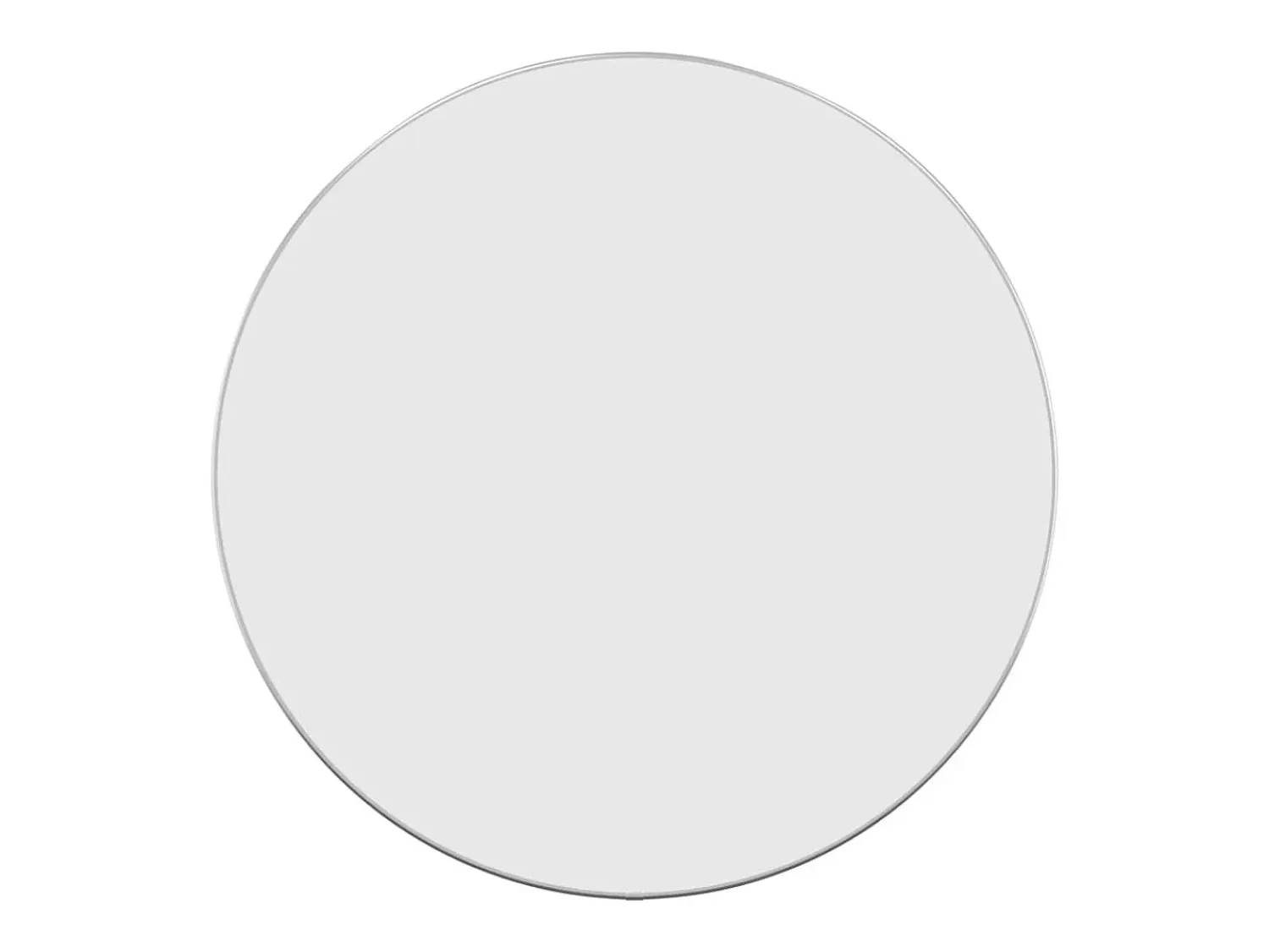 Clearance Espejo de pared redondo Ø 60 cm ES797898 Plateado