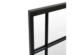 Outlet duehome Espejo de pared Square Negro Gris