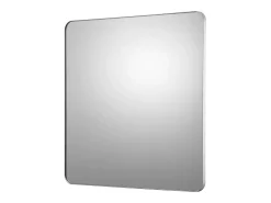 Clearance Espejo de Pared SucceBuy, 91,5 x 91,5 cm, Plata, Espejo Resistente a Rayones con Soporte en Forma de Z, con Contornos en Aleación de Aluminio Plateado