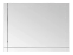 Outlet Espejo de pared 60x50 cm Cristal Plateado