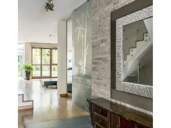 Best DECOWOOD Espejo de pared 60x80cm - NILO - Gris