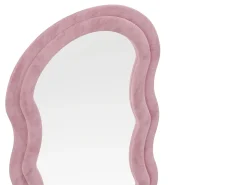 OZAIA Espejo De Pared|Espejo^Espejo de terciopelo - L. 65 x Alt. 170 cm - - AYANI Rosa