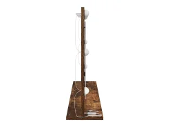 Online Espejo de tocador con espejo Roble ahumado 100 x 55 x 18 cm Marru00f3n