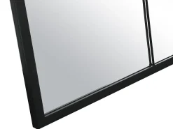 Discount INSIDEART Espejo industrial de hierro - Ancho 105 x Alt. 150 cm - - BELLAGIO Negro