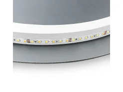 Hot Rea Espejo LED 70cm HZJ070 Cromado con iluminación y función de calefacción Blanco