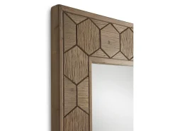 Outlet Espejo madera de fresno Marru00f3n