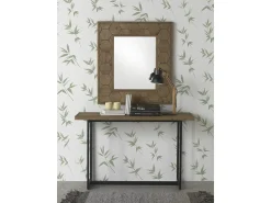 Outlet Espejo madera de fresno Marru00f3n