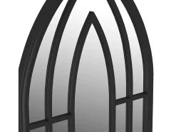 Sale Espejo 70x30 cm Hierro para uso interior Negro