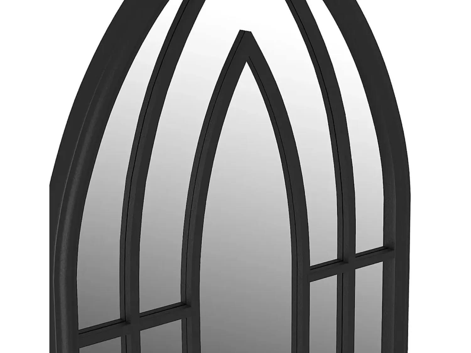 Sale Espejo 70x30 cm Hierro para uso interior Negro