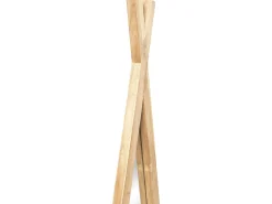 OZAIA Espejo De Pared|Espejo^Espejo para niños tipi de madera de teca - Ancho 55 x Alt. 120 cm - Natural - BATAM Color natural claro