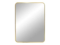 Les Tendances Espejo De Pared|Espejo^Espejo rectangular de aluminio MADRID – L 50 x H 70 cm-Color Negro