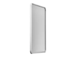 Online Espejo Rectangular SucceBuy, Espejo de Parede Cuadrado 55,9 × 76,2 cm con Marco de Aluminio Plateado