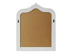 Best OZAIA Espejo trumeau de madera de paulownia, L. 80 x Alt. 100 cm, mate, NOVARA Blanco