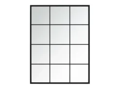 Outlet Espejos de pared 3 uds metal 80x60 cm ES218179 Negro