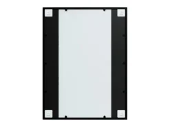 Outlet Espejos de pared 3 uds metal 80x60 cm ES218179 Negro