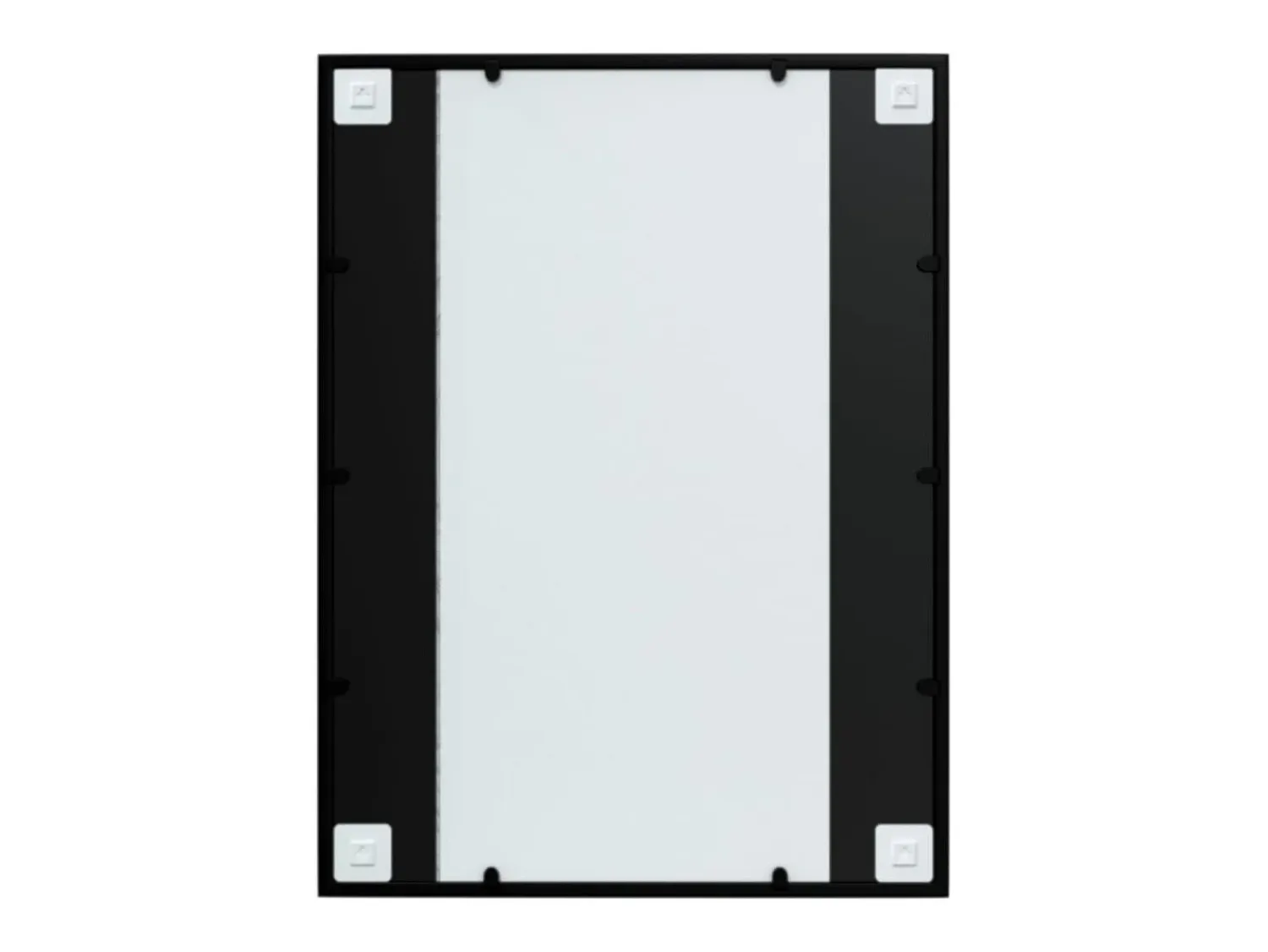Outlet Espejos de pared 3 uds metal 80x60 cm ES218179 Negro