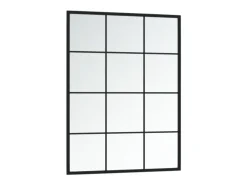 Outlet Espejos de pared 3 uds metal 80x60 cm ES218179 Negro