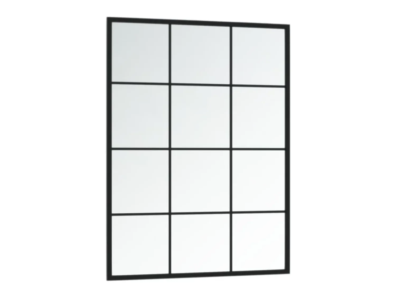 Outlet Espejos de pared 3 uds metal 80x60 cm ES218179 Negro