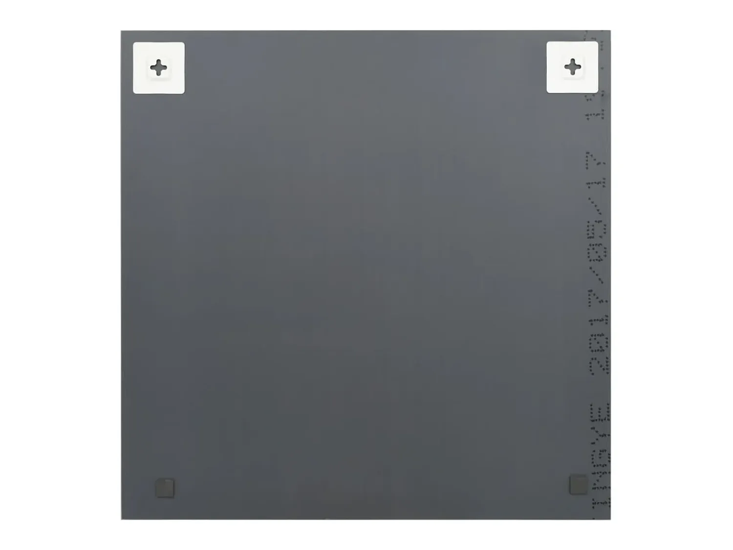 Sale Espejos de pared cuadrados 2 unidades vidrio 50x50 cm ES698397 Plateado