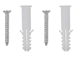 New Espejos de pared redondos 2 unidades vidrio 60 cm ES433084 Plateado