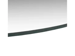 New Espejos de pared redondos 2 unidades vidrio 60 cm ES433084 Plateado