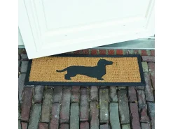 New Best For Boots Estera de coco 75 x 25 cm Perro Marru00f3n