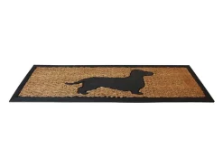 New Best For Boots Estera de coco 75 x 25 cm Perro Marru00f3n